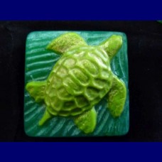 soap..turtle, green and blue.